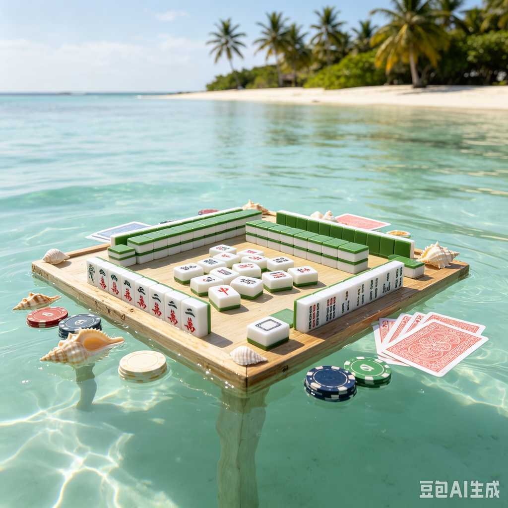 bamboo wood mahjong set